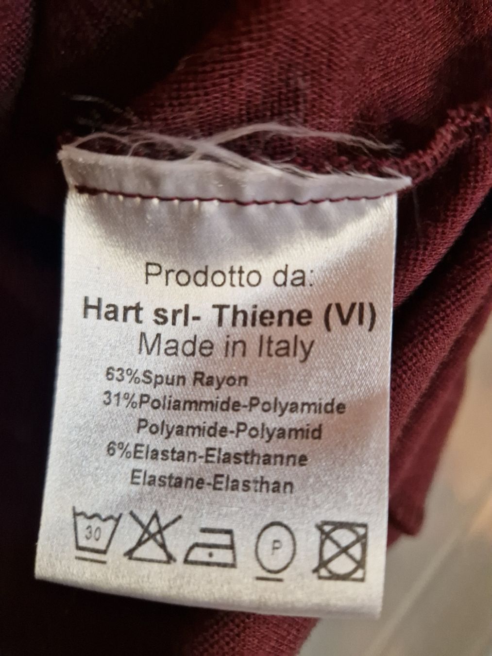 Kleider: Più & Più Kleid bordeaux 42 – Gebraucht aus Lichtensteig von Cocabana_16 4