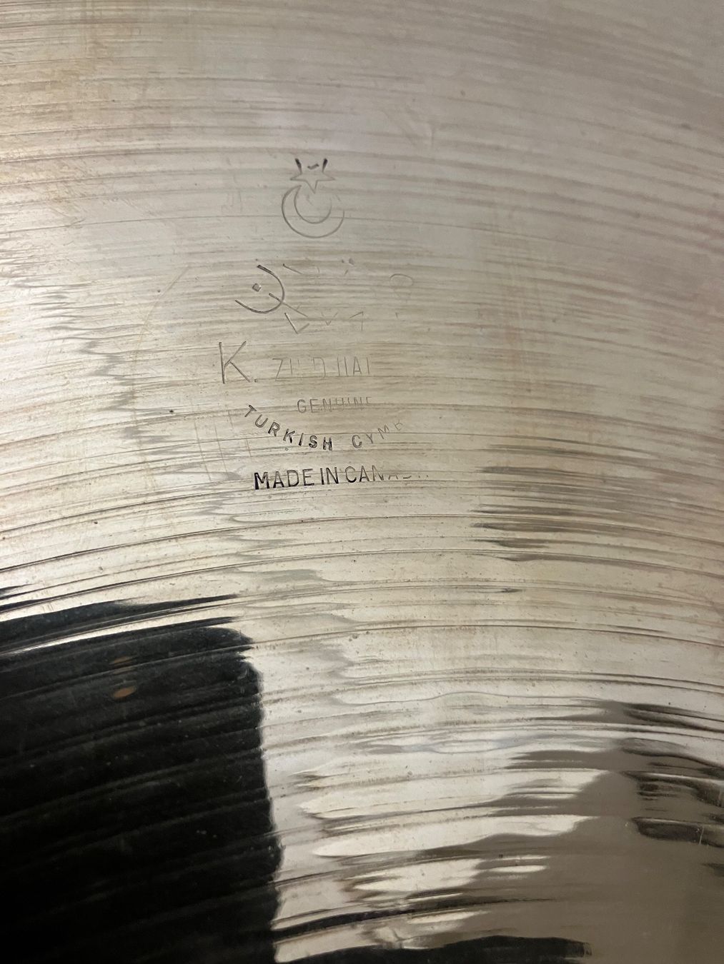 Zildjian Strumenti musicali: K zildjian Canada 1977 – Usato da Chernex venduto da nedon 1
