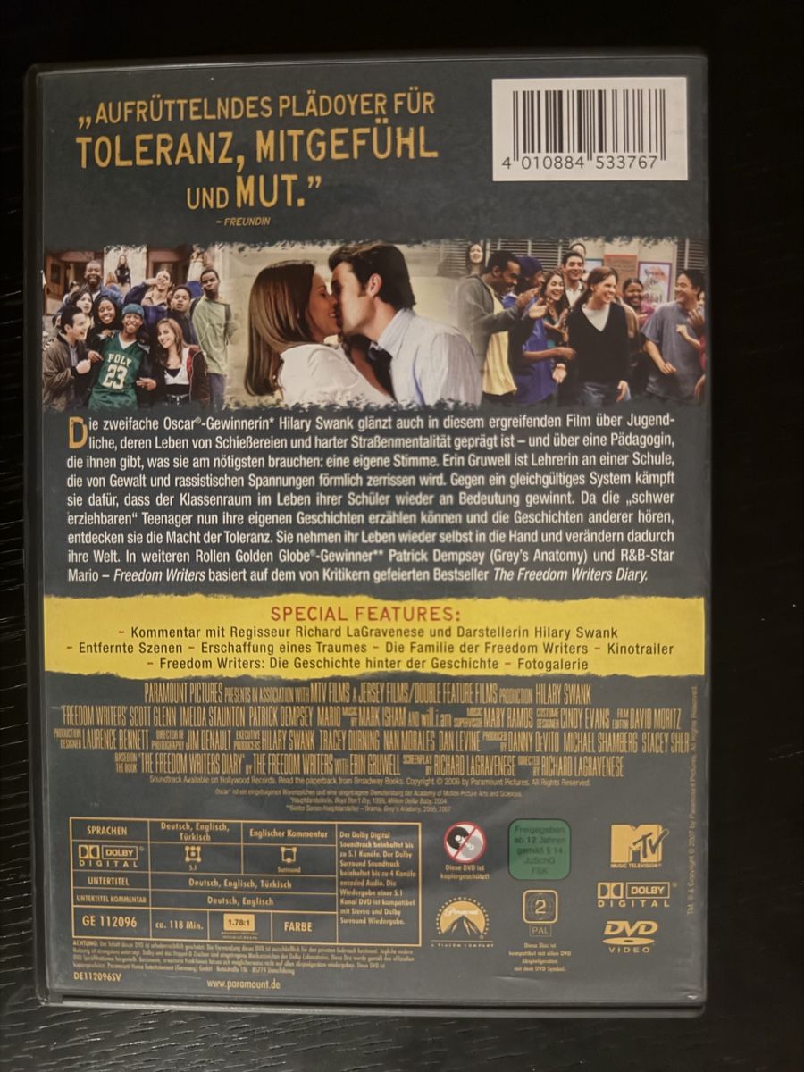 Alle DVDs: Freedom Writers guter Zustand – Gebraucht aus Lausen von EisAmStiel94 1
