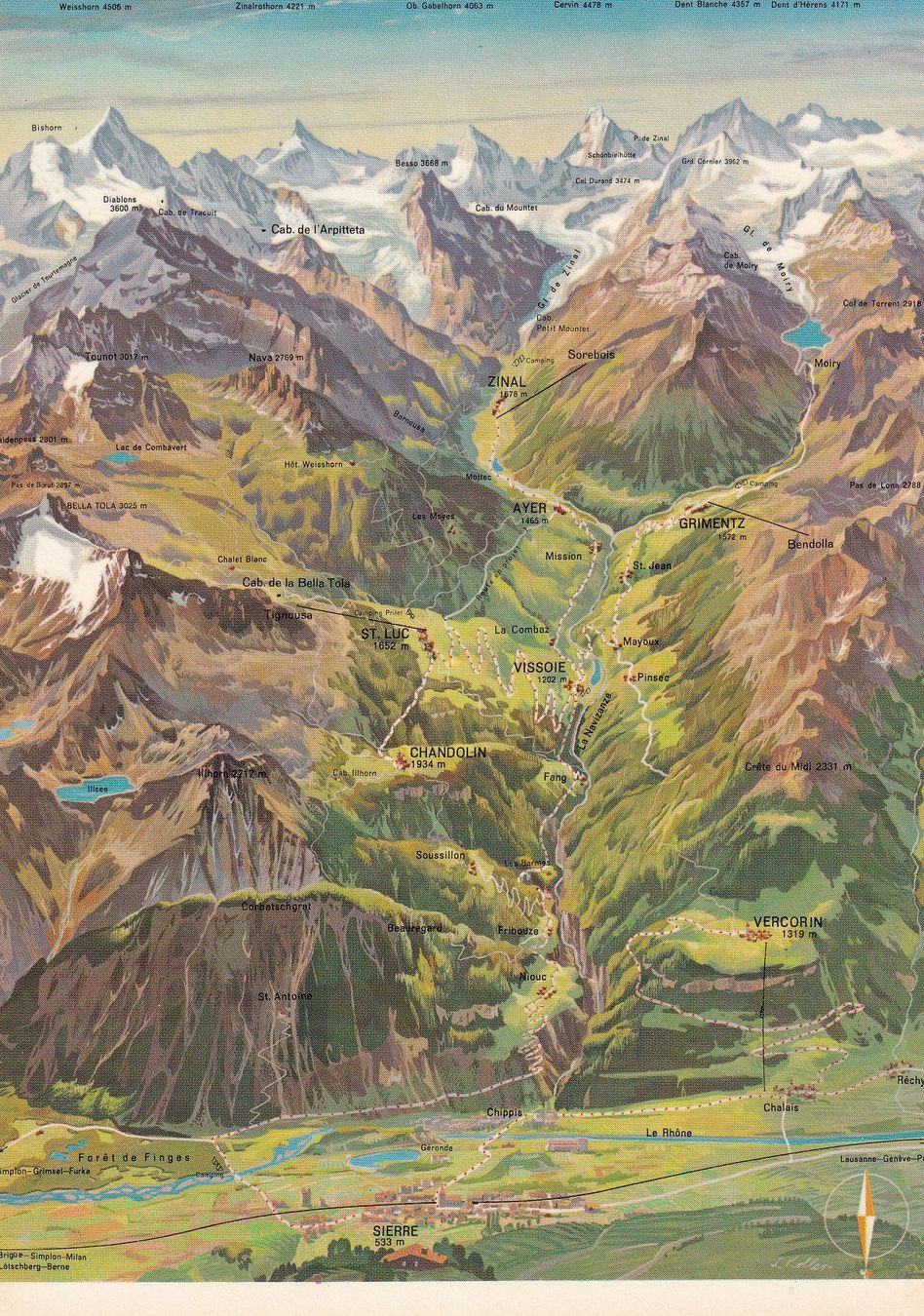 Cartoline postali: Val d'Anniviers – Usato da Cormoret venduto da Pascalll2001