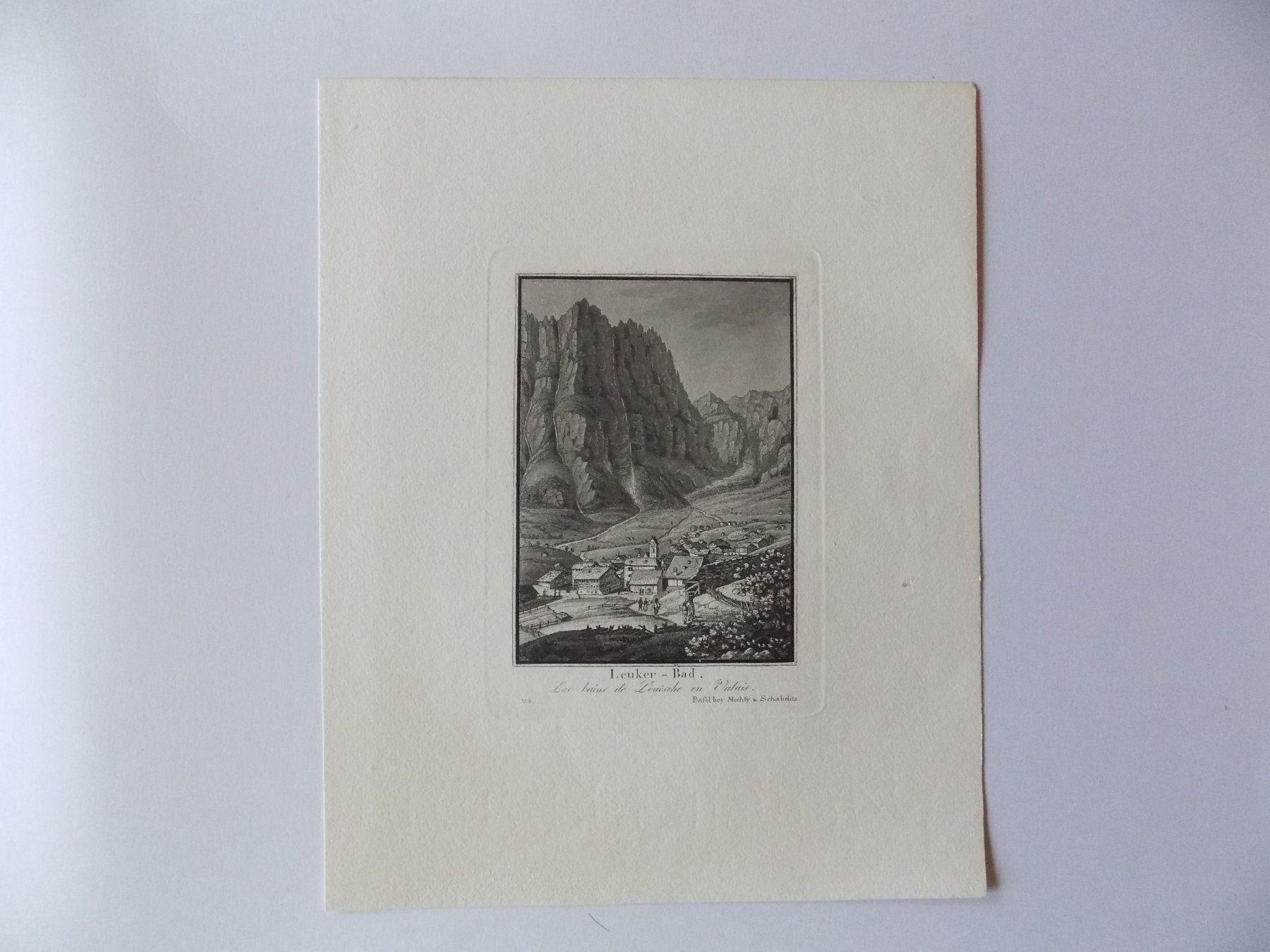 Gravures: Leukerbad Wallis Aquatinta – D'occasion à Risch par Antikfee 2