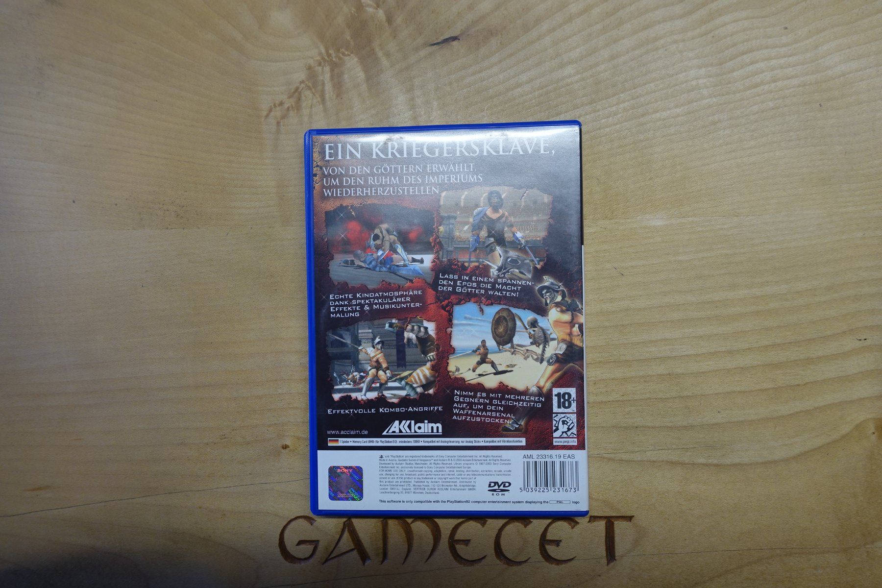 Sony Giochi: Gladiator: Sword of Vengeance – Usato da Steinach venduto da Gamecet 2