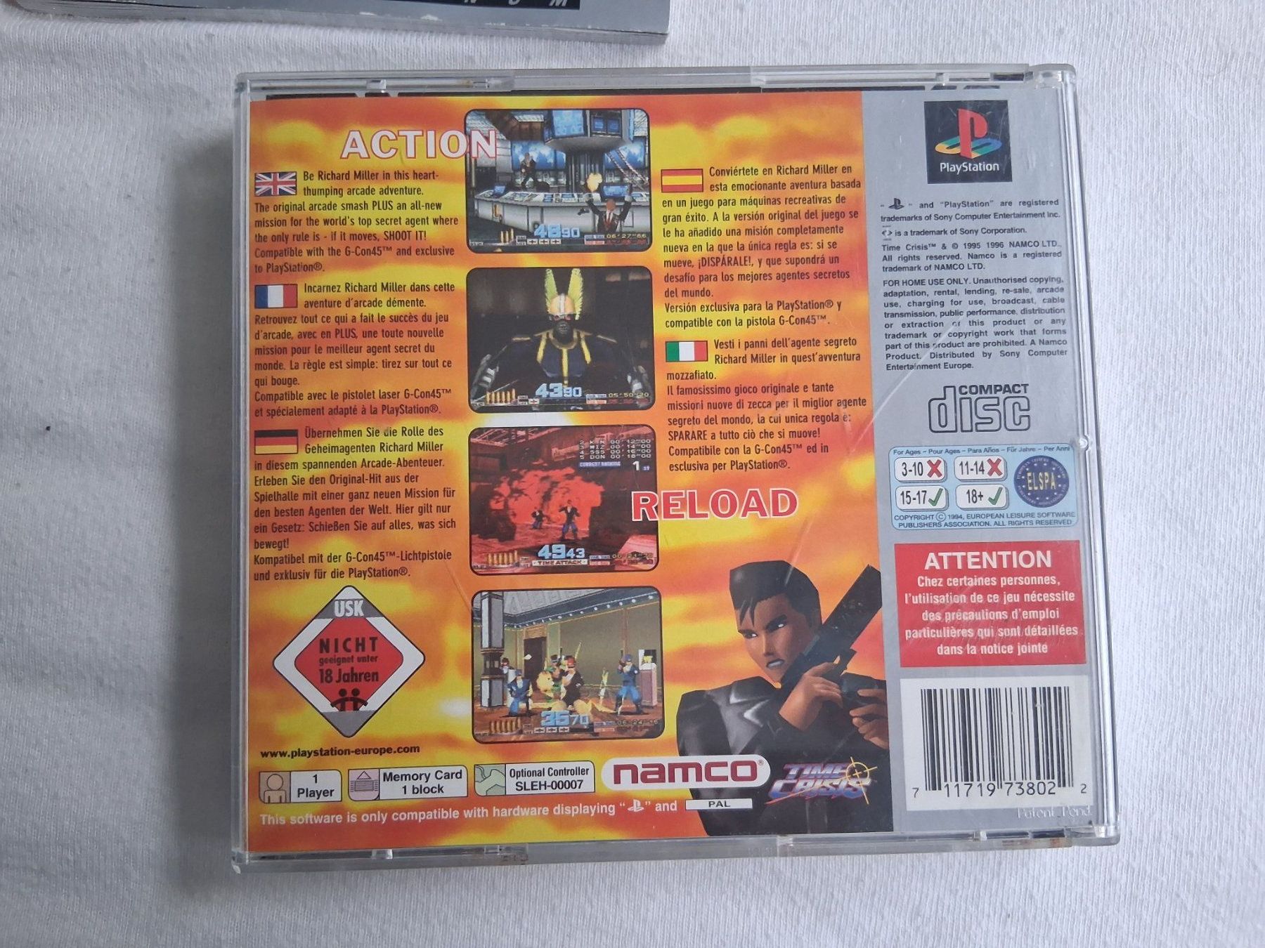 Sony Giochi: Boite de Jeu Time crisis PS1 vide – Usato da Magglingen/Macolin venduto da And16 2
