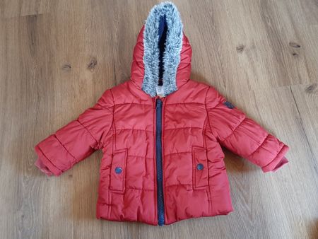 Baby Club Winterjacke rot mit Kapuze gebraucht