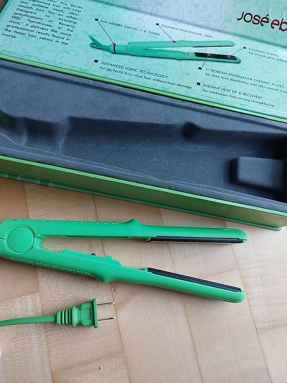 Lockenstäbe & Haarglätter: José Eber Glätteeisen hellgrün, straightening iron – Neu (gemäss Beschreibung) aus Flaach von nad_xpb7 3