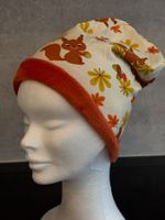 Eichhörnchen Fleece Beanie, Mütze, Kappe, Ökotex, Gr. 50 NEU