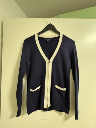 Tommy Hilfiger Strickjacke, Gr. M, dunkelblau, neuwertig!