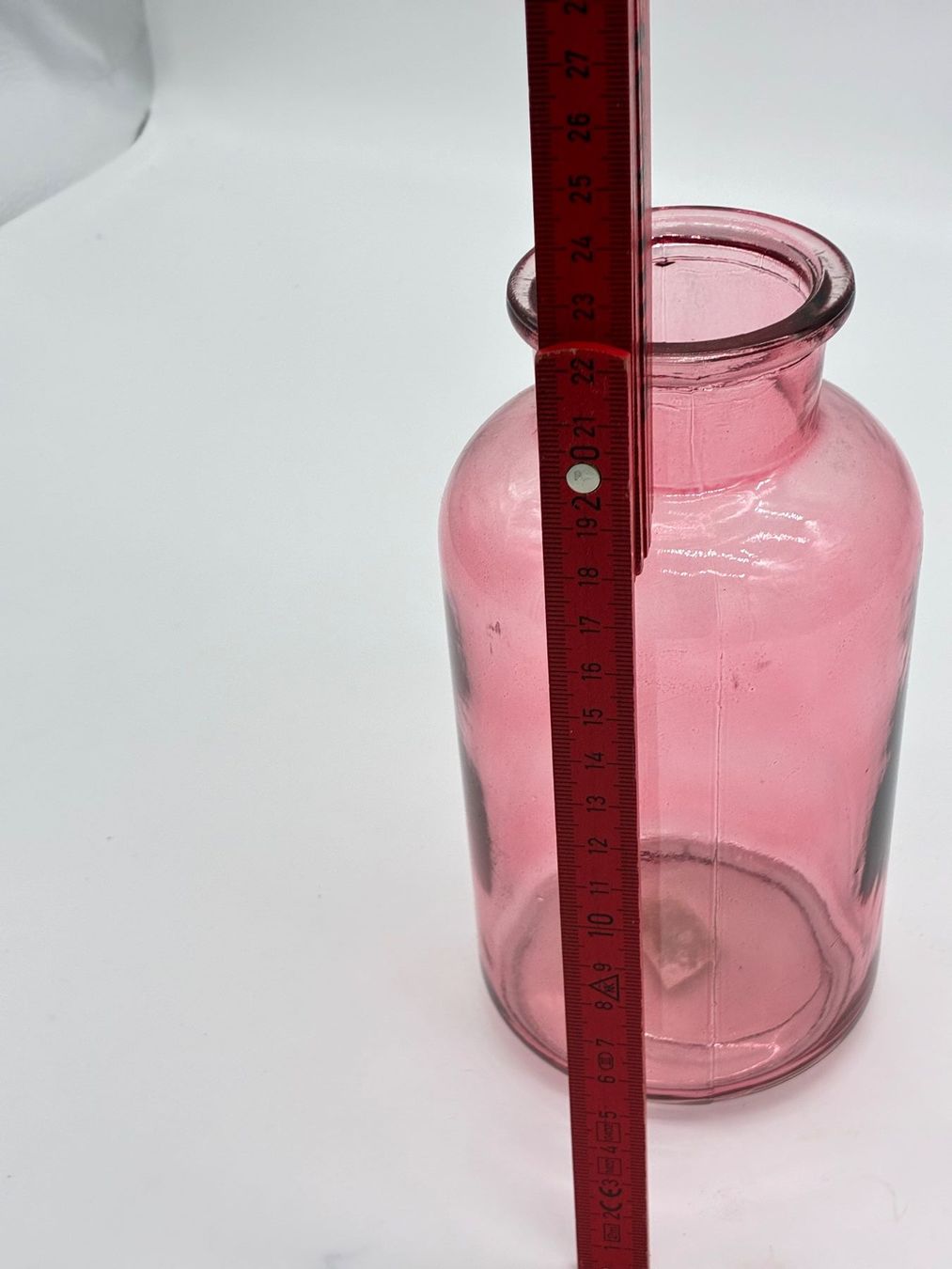 Vasi & Recipienti: Glasvase Rosa / Apothekenglas-Stil – Nuovo (secondo la descrizione) da Hinterforst venduto da Gartenweib 1