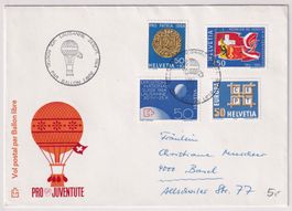 Vol postal par Ballon libre, Pro Juventute Ballonbrief
