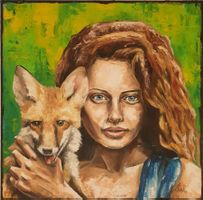 Ölgemälde, Dipinto ad olio, Peinture à l'huile, Fox+Portrait