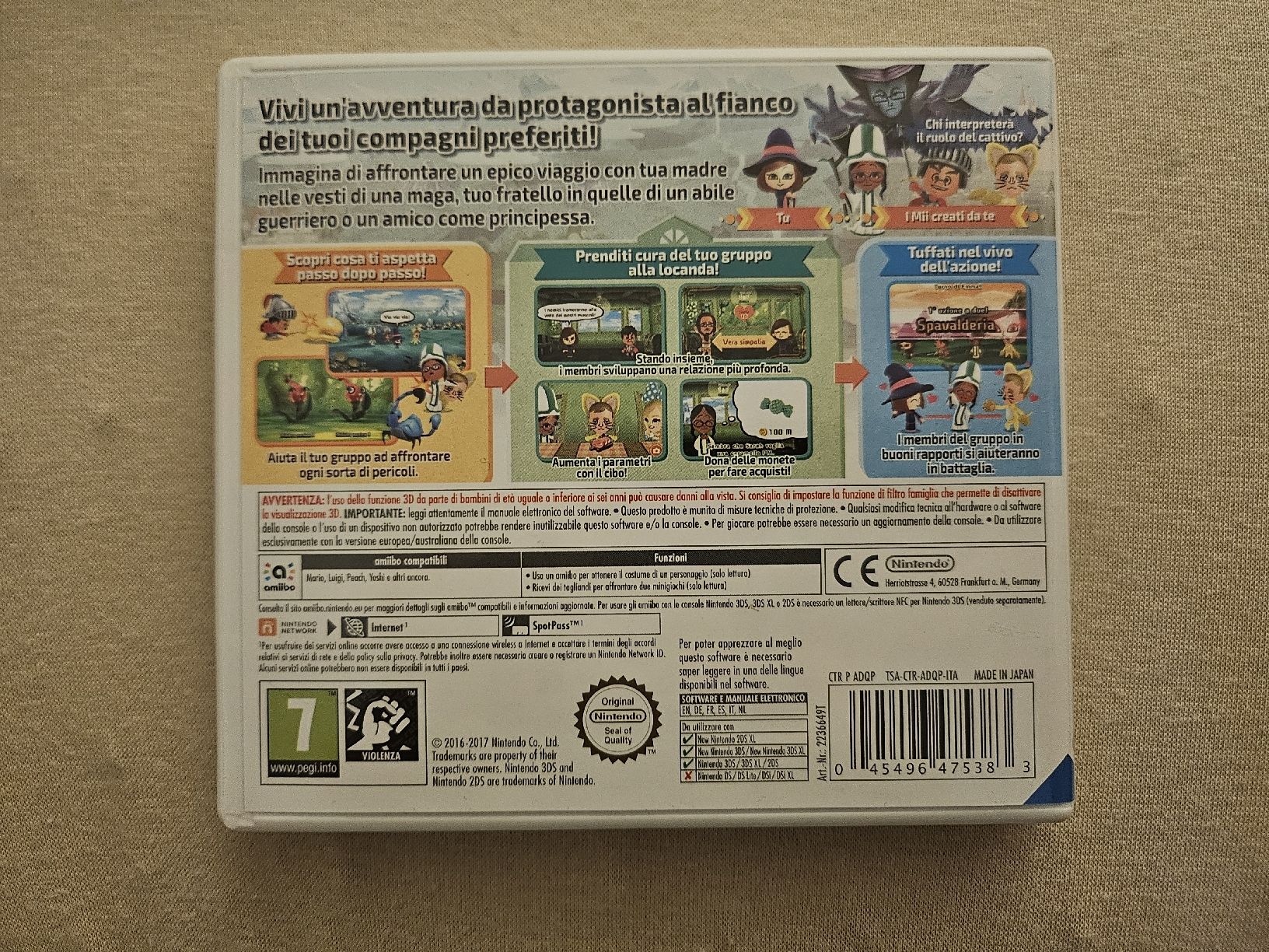 Nintendo Giochi: Miitopia Nintendo 3DS - Vollständig in OVP – Usato da Flawil venduto da jojo.55 1
