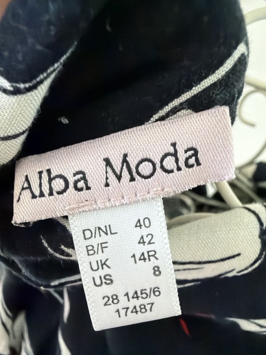 Alba Moda Vestiti: Alba Moda Maxikleid, Gr. 40, Sommerkleid mit Vogelmuster – Usato da Pratteln venduto da Mar.La.Ma 5