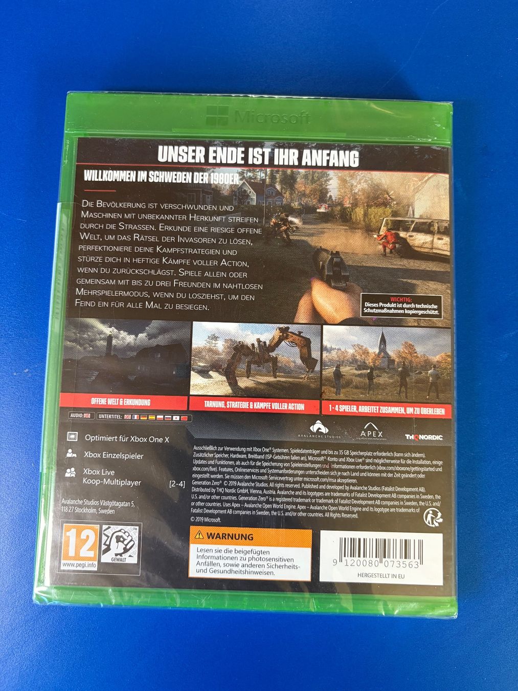 Giochi: XBOX ONE Generation Zero NEU – Usato da Chur venduto da irog2021 1