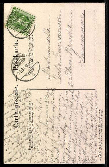 Cartes postales: AK Herzogenbuchsee, Teilansicht mit Kirche – D'occasion à Berlin par bartko-reher 1