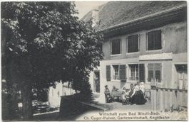 WIEDLISBACH BE 1910 Restaurant Bad