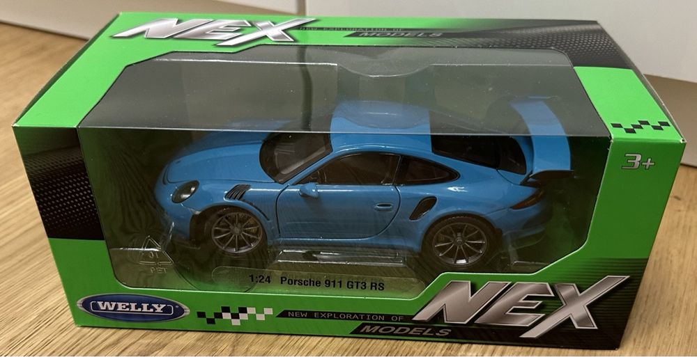 Welly Nex Modellauto 1:24 Porsche 911 GT3 RS blau OVP Neu (Neu und ...