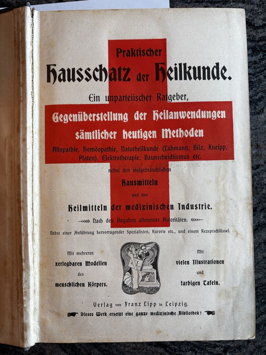 Libri: Buch / Sachbuch / Heilkunde 1903 – Usato da Emmenbrücke venduto da mel_7lqf 2
