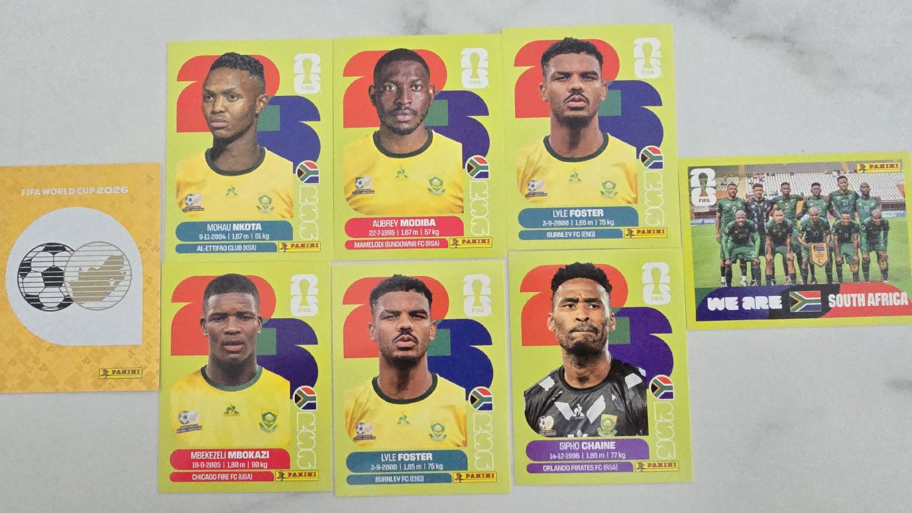 Panini Carte collezionabili: Lot de 8 stickers Afrique du Sud  – Nuovo (secondo la descrizione) da Yverdon-les-Bains venduto da maleckyFCB