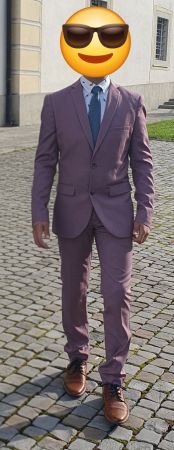 Hochzeit oder Firmung, Anzug Slim Fit Gr S