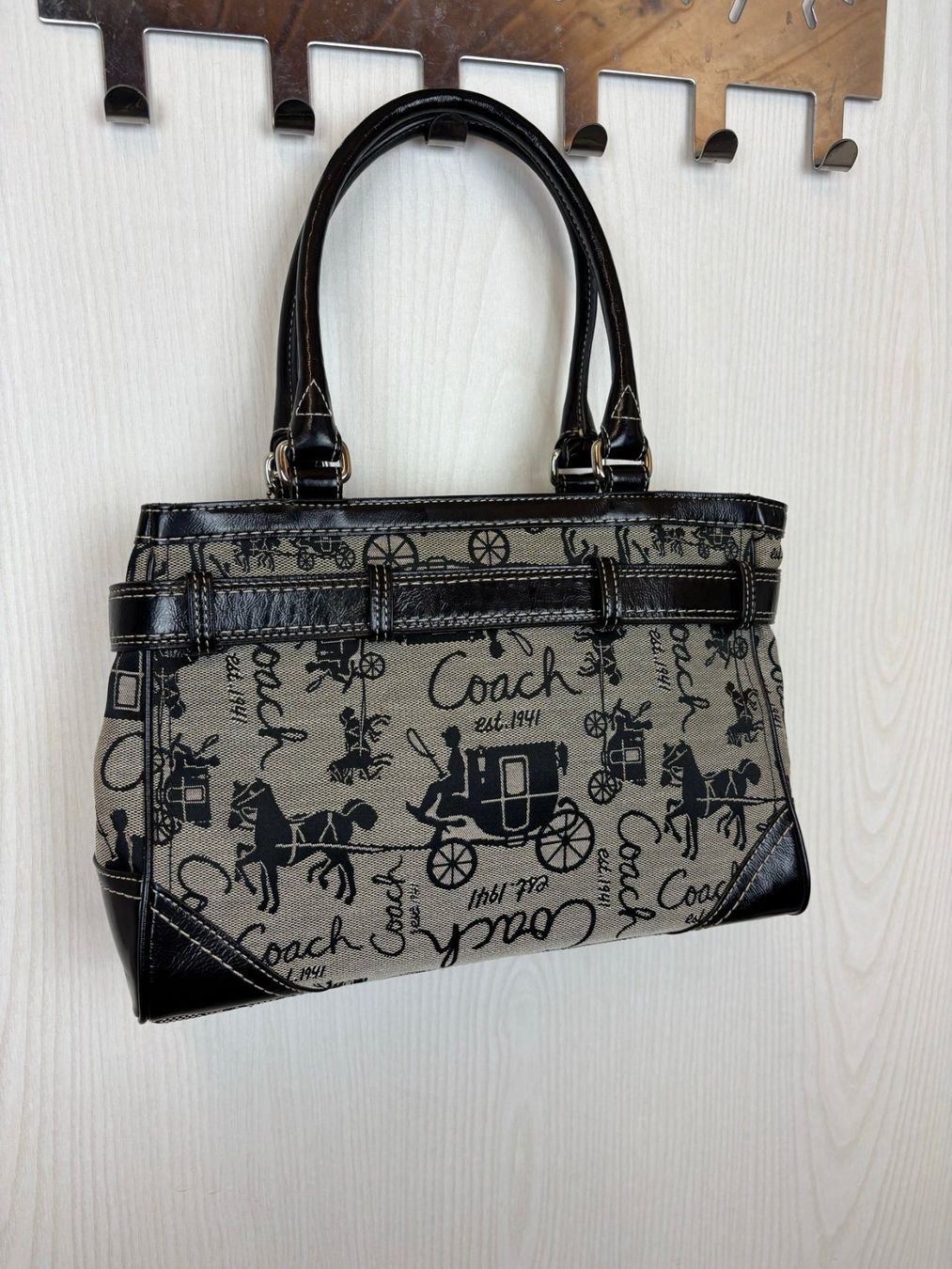 Coach Borse da donna: Coach Hamptons Carriage Print Bag – Usato da Tägerwilen venduto da Akh.Boutique 3