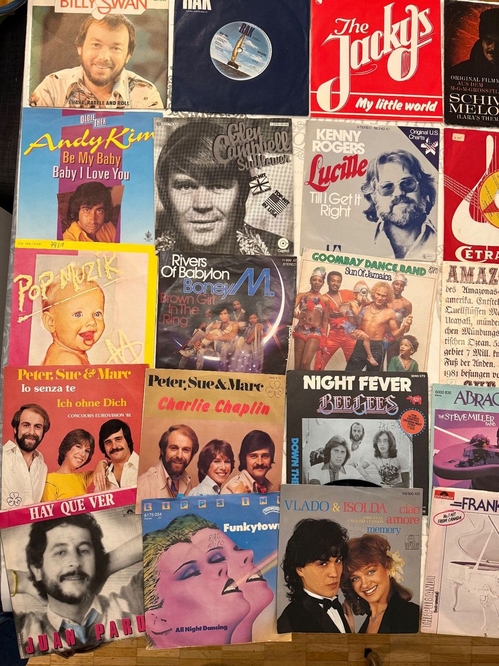 Dischi in vinile: 35 Singles Pop / Vintage  - 2 – Usato da Zürich venduto da fehlton 1
