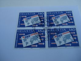 Sondermarke UPU 1989, FDC Einzel + 4erblock, 2 Belege