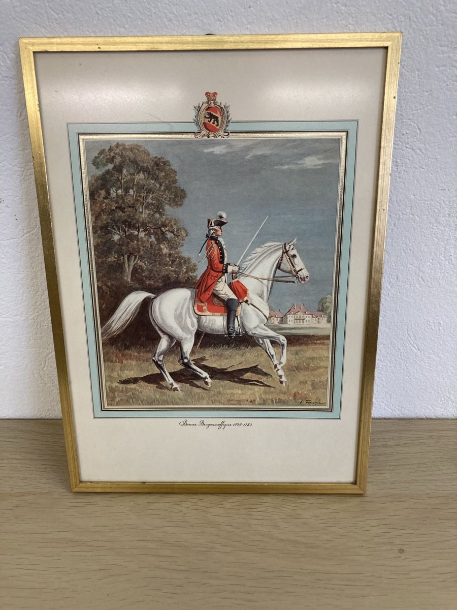 Foto & Immagini: Bild Berner Dragoneroffizier 1779-1783 – Usato da Aarwangen venduto da to-hirschi 1