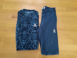 Odlo Funktionsset blau Grösse 164 sehr guter Zustand
