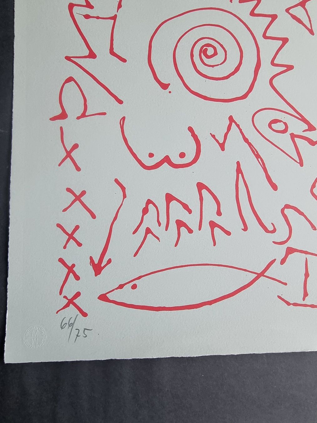 Grafiken & Lithographien: WERNER HARTMANN SERIGRAPHIE SIGNIERT NUMMERIERT – Gebraucht aus Gersau von kunst-online 2