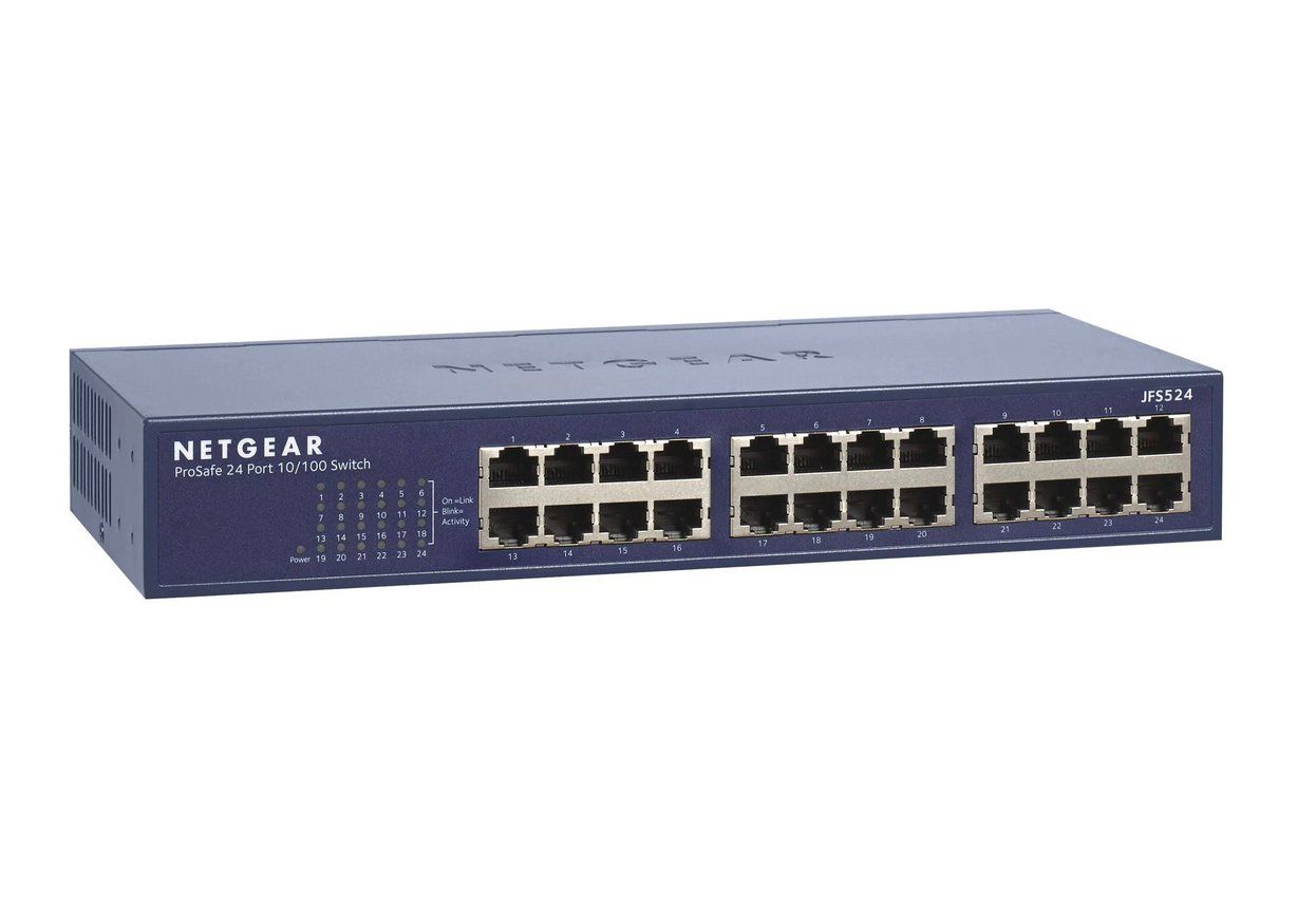 Netgear Hub & Switch: Netgear JFS524  24 Port Switch – Usato da Oberglatt ZH venduto da maravilho