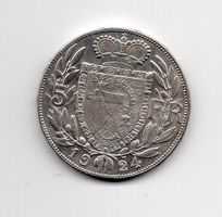 (1859) FL, 5 Franken 1924, top