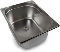 Edelstahl Spülbecken 325x265x200mm