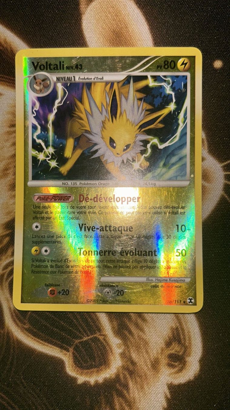 Pokémon Sammelbilder & Trading cards: Pokémon Voltali Reverse Rivaux Emergeants Français – Gebraucht aus Sullens von jov_m2wm 2