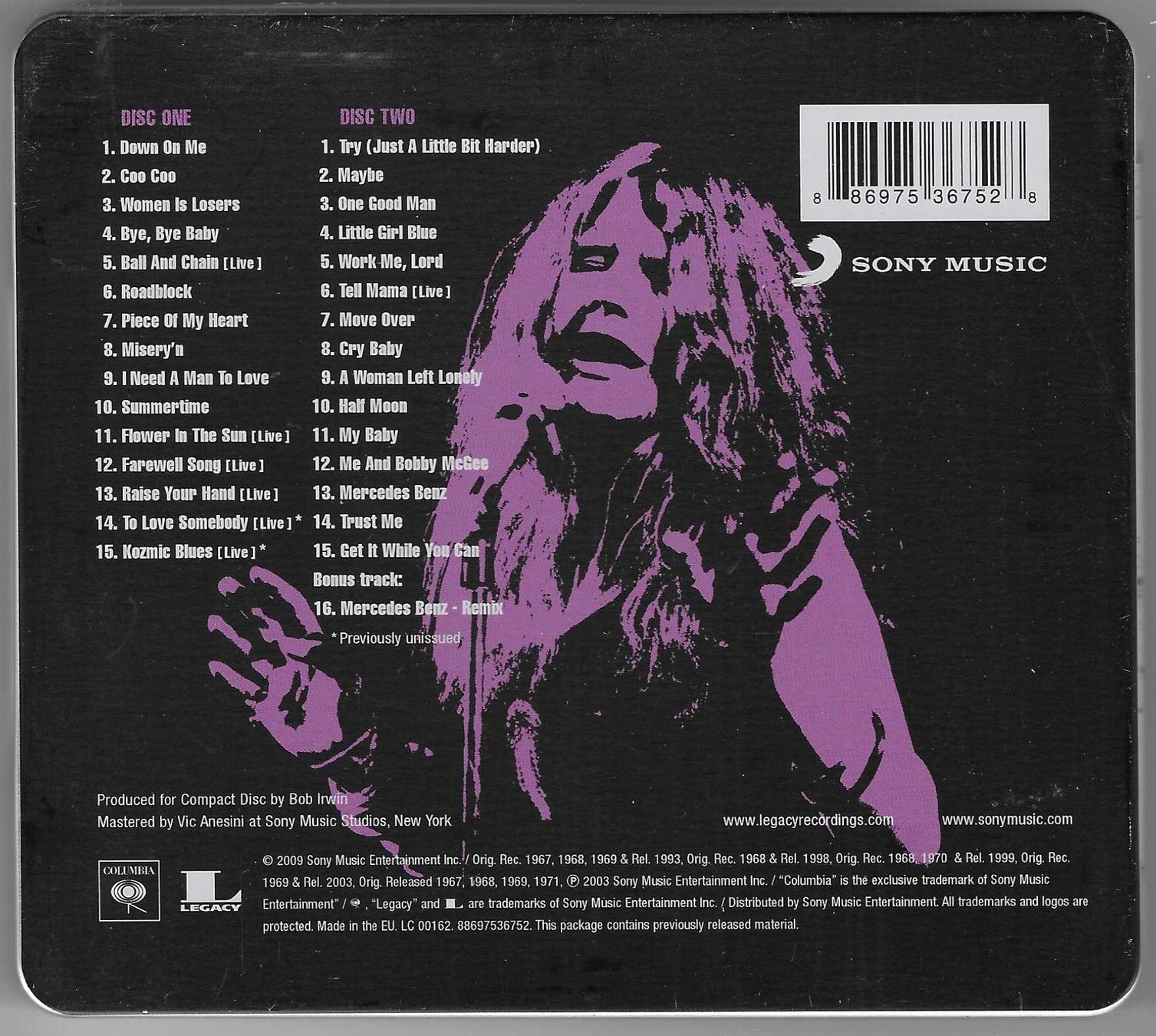 CDs: JANIS JOPLIN  -  THE ESSENTIAL – Gebraucht aus Bex von  1