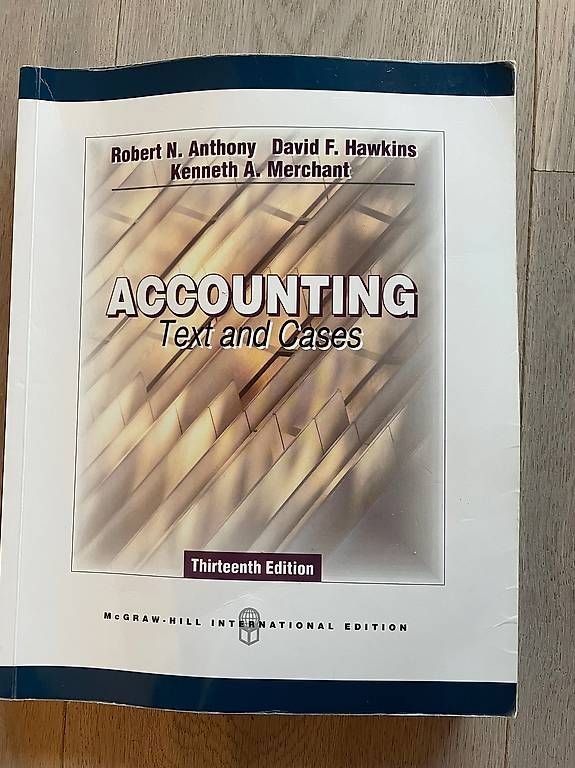 Libri: Accounting, text and cases – Usato da St. Gallen venduto da mpo_5dlc