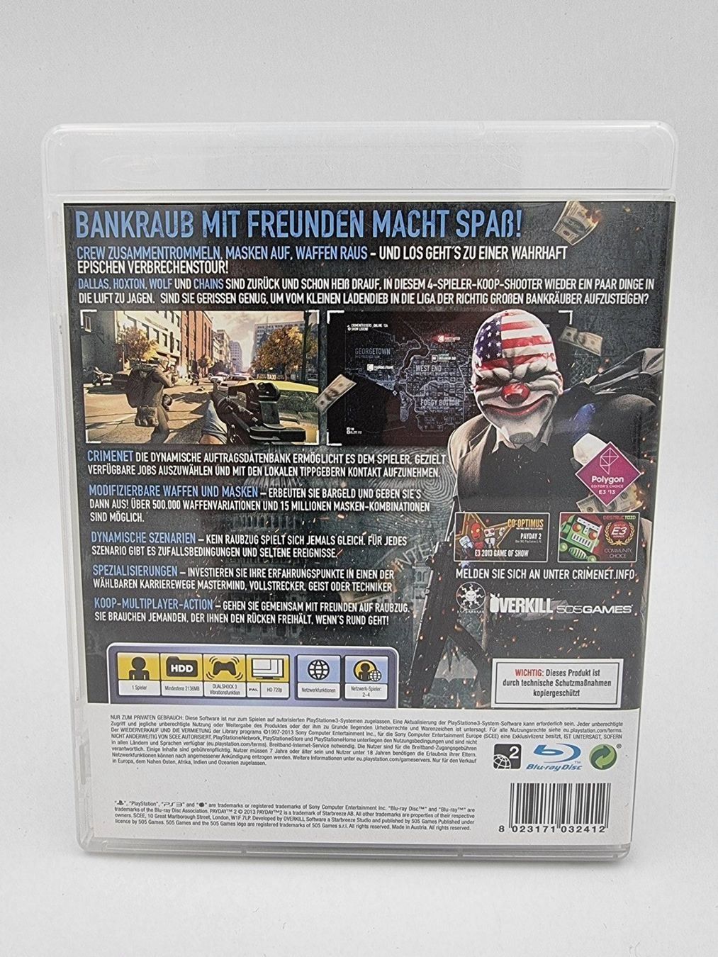 Sony Spiele: Payday 2 (PS3) – Gebraucht aus Herisau von ZelliZone 2