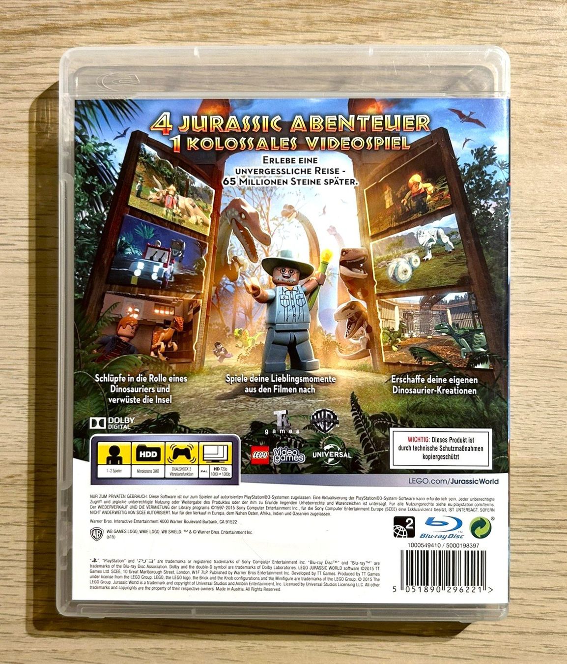 Lego Giochi: LEGO Jurassic World PS3 – Usato da St. Gallen venduto da Alpine.Arcade 1