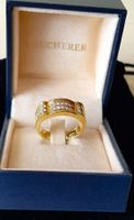 Damenring Gelbgold 750  (18K) mit Brillanten