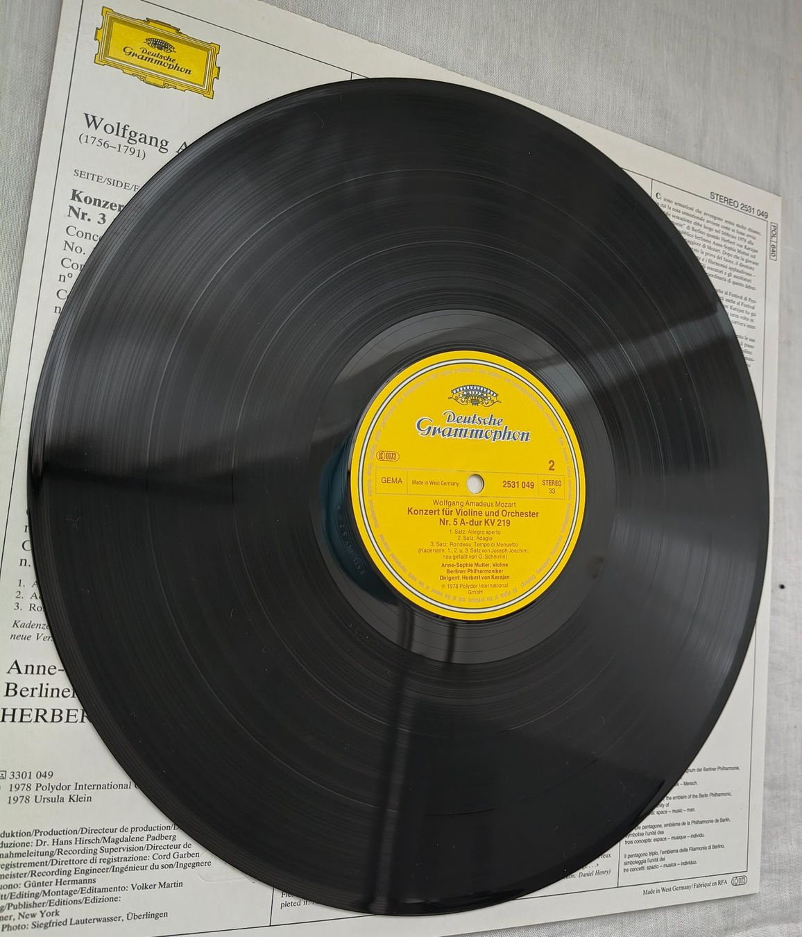 Dischi in vinile: Klassik - LP "MOZART - VIOLINKONZERTE NR. 3&5" – Nuovo (secondo la descrizione) da Binningen venduto da mar_2jlr 8