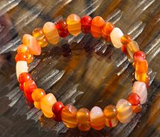 Karneol Achat Armband