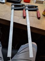 Lux Tools Schraubzwingen 120 x 500 mm, 2 Stück gebraucht (V)