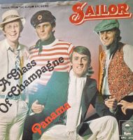 Vinyl Single Sailor - A Glass Of Champagne