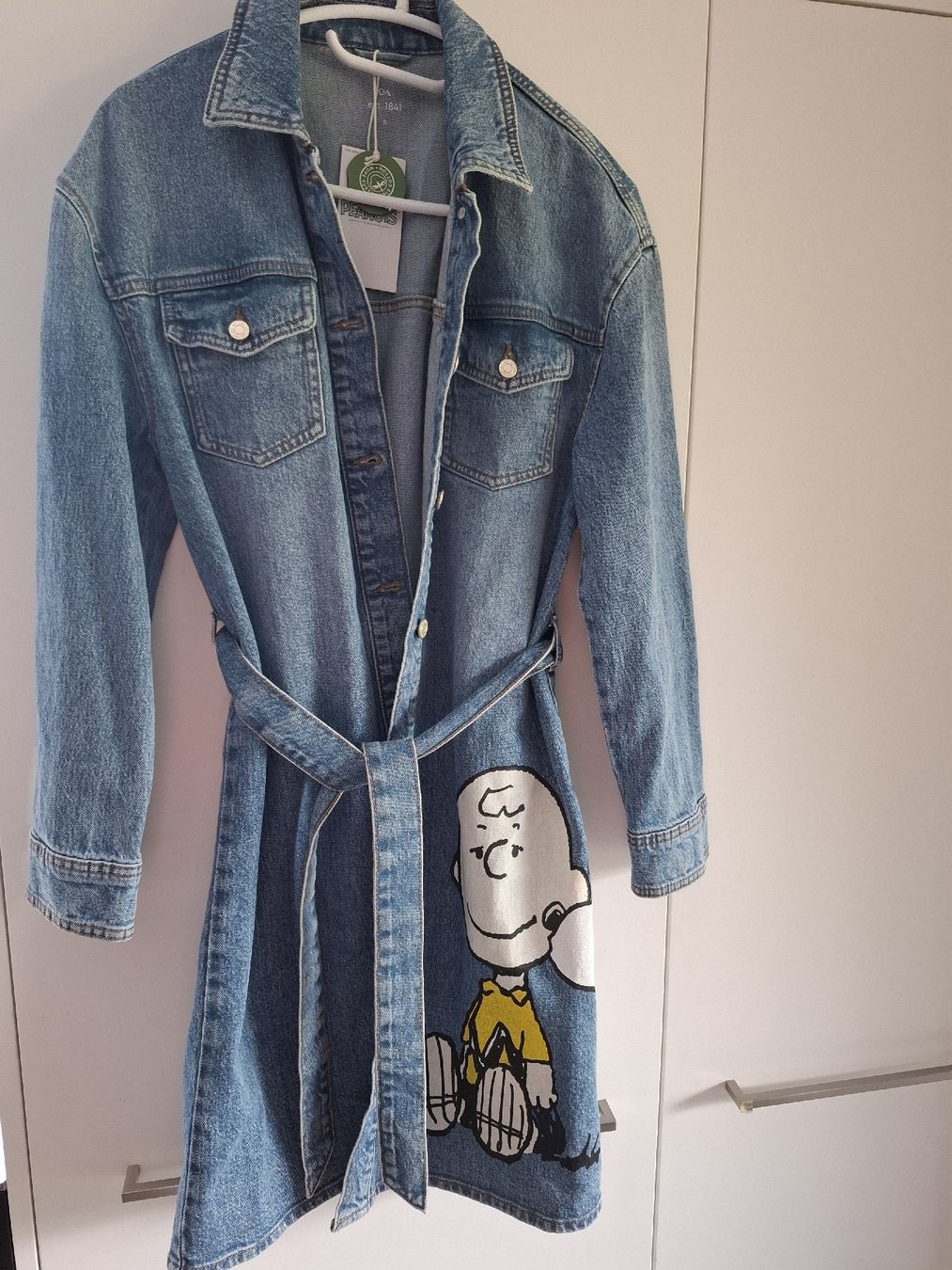 C&A Vestiti: Neues Jeans Kleid,, Peanuts, S/M – Nuovo e nell'imballaggio originale da Hurden venduto da Quadrille76