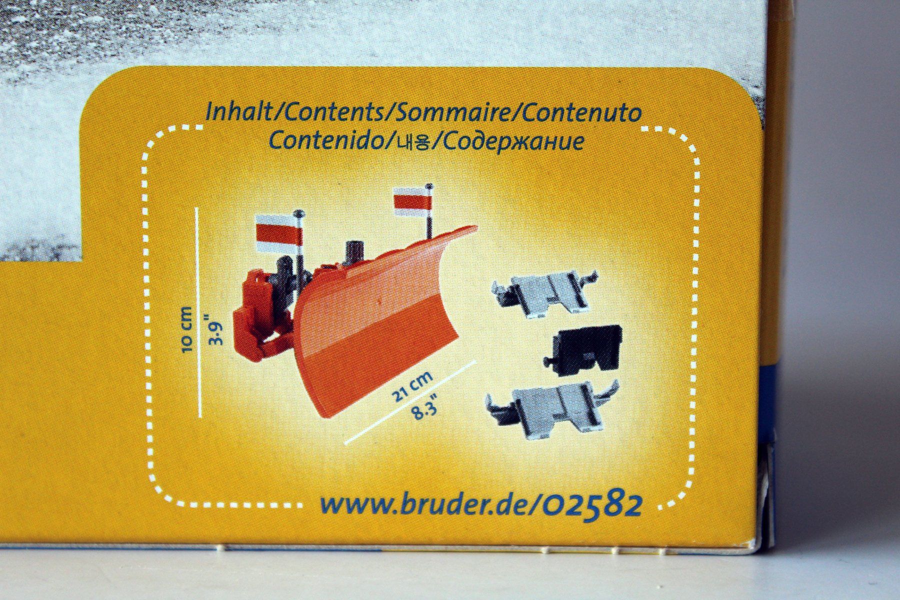 Bruder Giocattoli: BRUDER - LKW-Strassenräumschild – Nuovo e nell'imballaggio originale da Roggwil BE venduto da DEGI_TOYS 4