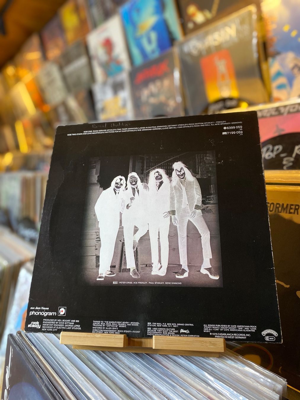 Dischi in vinile: KISS - DRESSED TO KILL...RE GER 1980...VG+/VG – Usato da Gals venduto da Diskopatshop 1