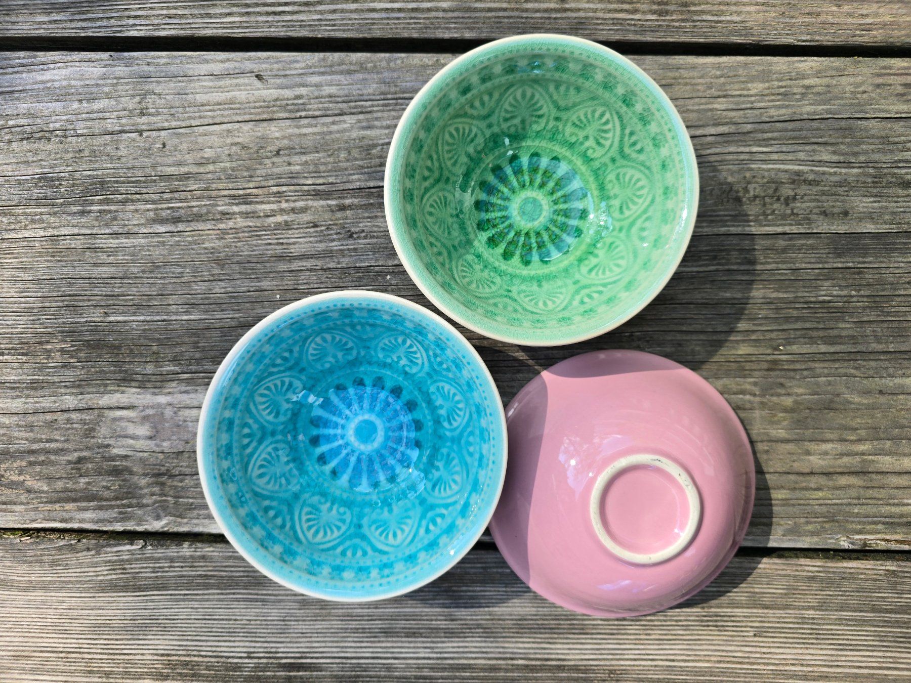 Schalen: Keramik: Schalen-Set 3-tlg. – Neu (gemäss Beschreibung) aus Romanshorn von Rachacha 3