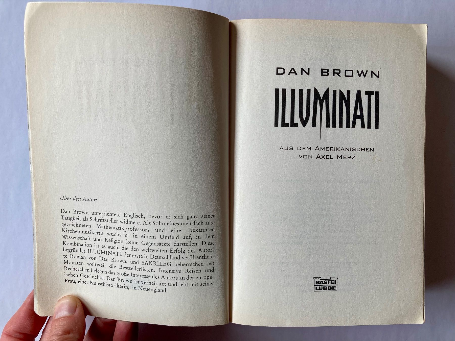 Bücher: Dan Brown - Illuminati – Gebraucht aus Bubendorf von Alpenheidi 3