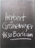 Herbert Grönemeyer - 4630 Bochum (Promoflyer)