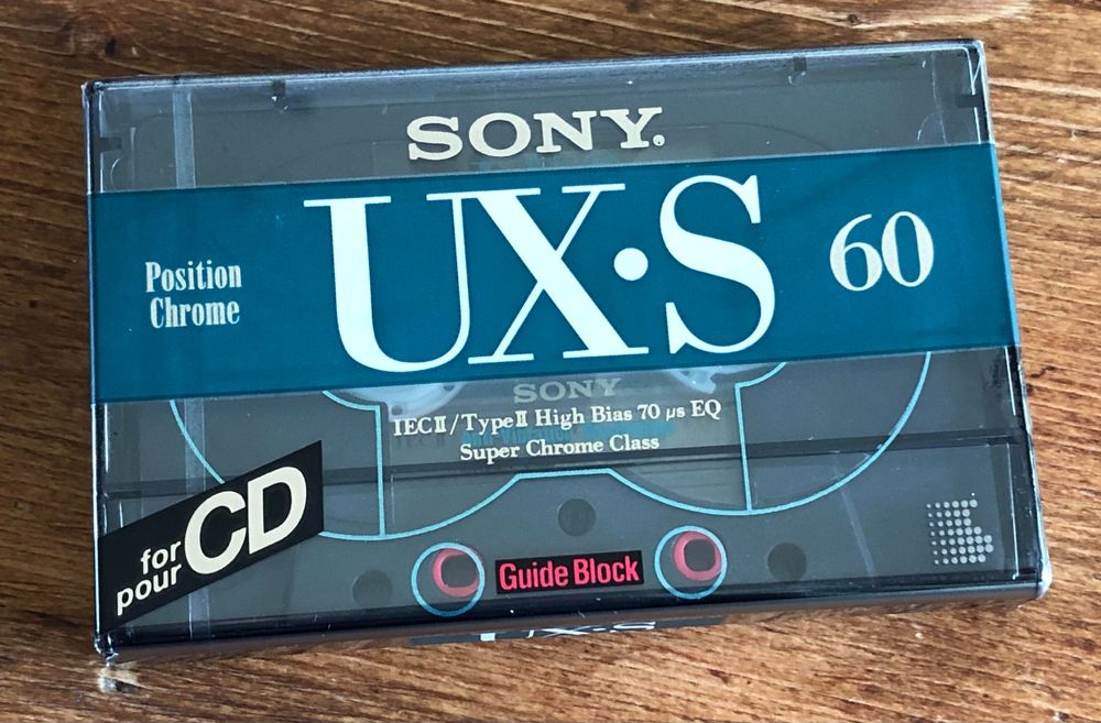 Lot De 8 Cassettes Audio Sony Type II - UX, UX.S, FX II, UX Pro - 60/90 Min - NEUF Scellé