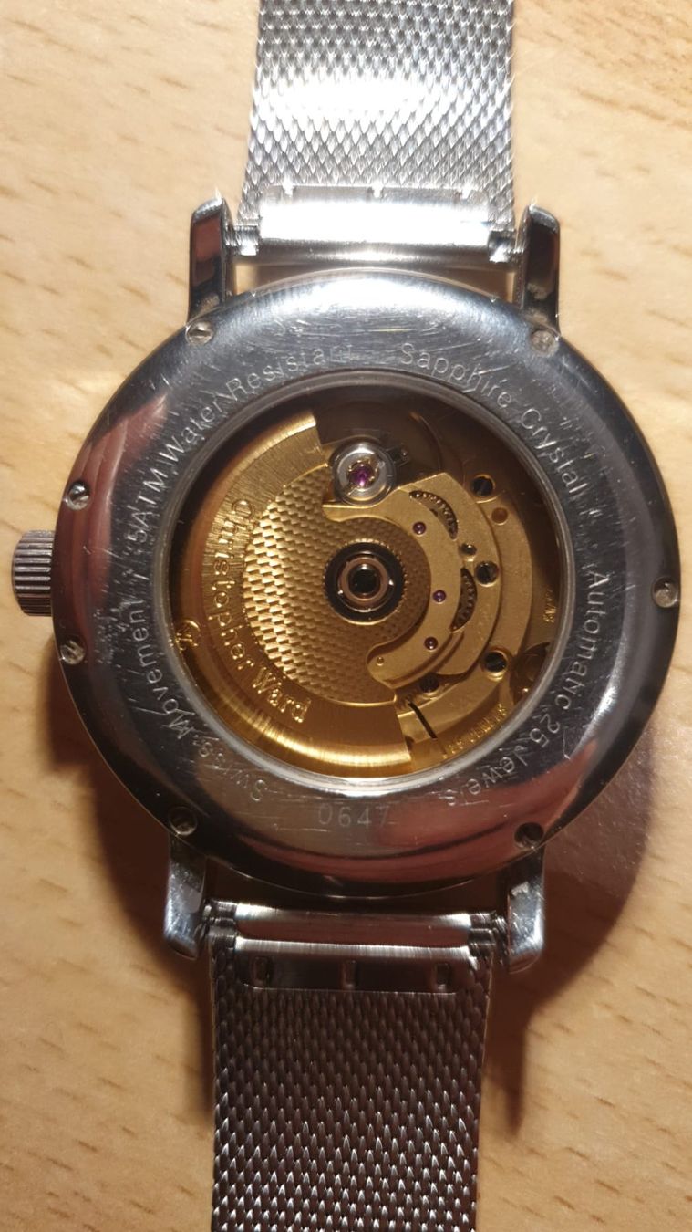 Christopher Ward Orologi: Christopher Ward C5 blackdial, Automatic Uhr, Date, Milanese – Usato da Mauren TG venduto da nochbilligerjakob 5